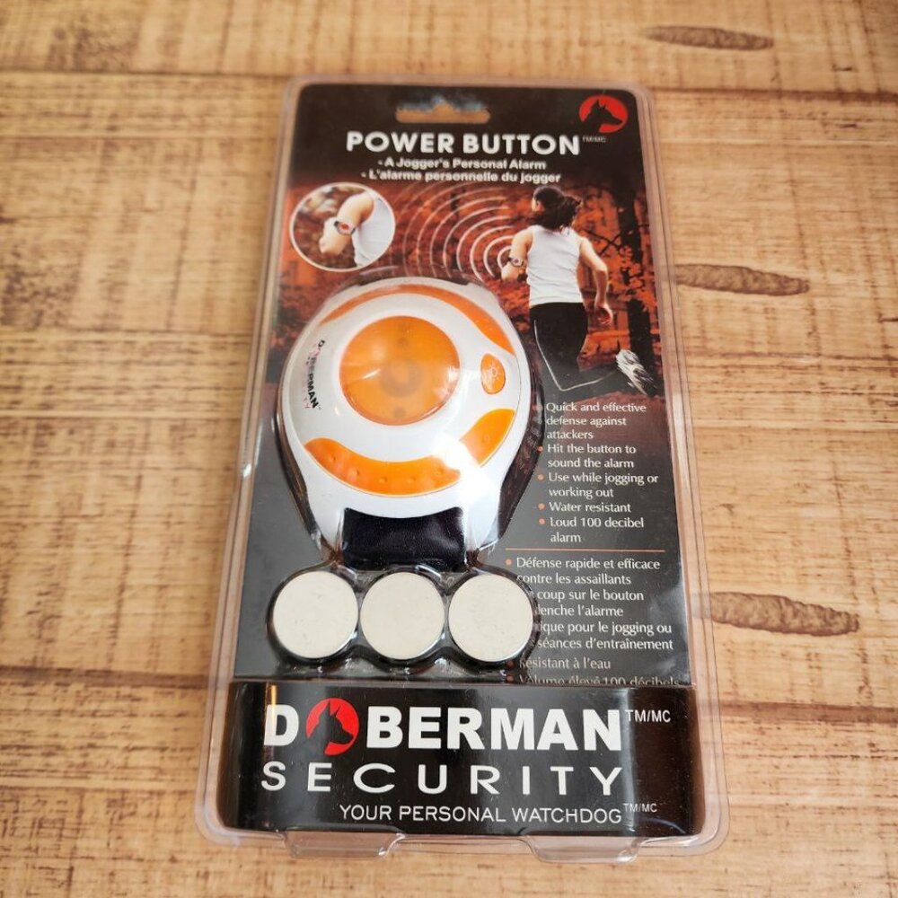 Doberman Security A Jogger’s Personal Alarm and Watchdog Hit Power Button